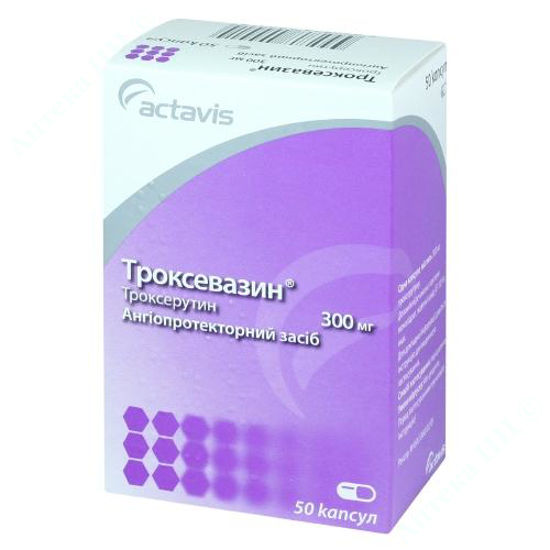 Зображення Троксевазин капс. 300 мг блістер №50 