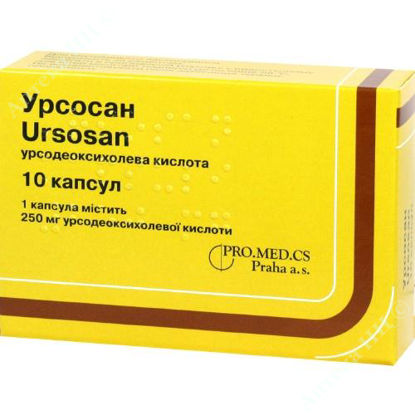 Изображение Урсосан капс. 250 мг №10