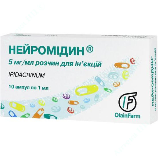  Зображення Нейромідин розчин для ін"єкцій  5 мг/мл 1 мл №10 ОЛФА 