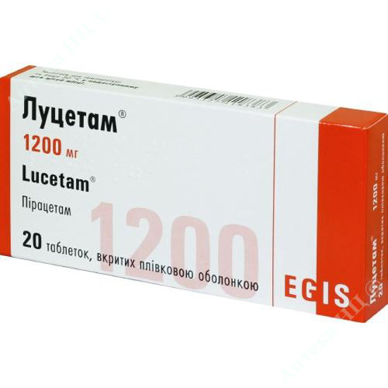 Зображення Луцетам табл. в/о 1200 мг блістер №20 