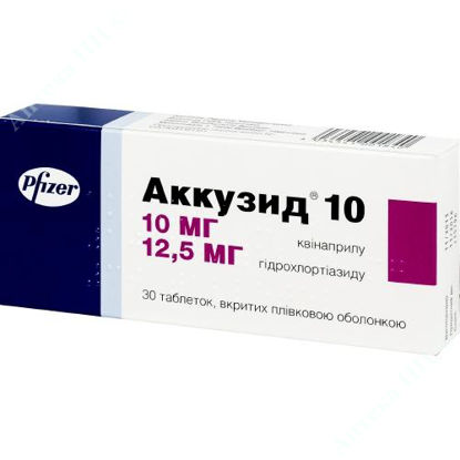 Изображение Аккузид 10 табл. п/плен. оболочкой №30