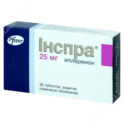 Изображение Инспра таблетки п/о 25 мг №30