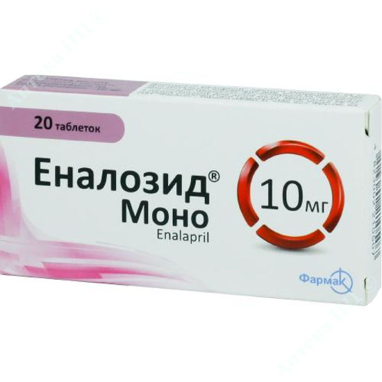Изображение Эналозид Моно таблетки 10 мг №20 Фармак