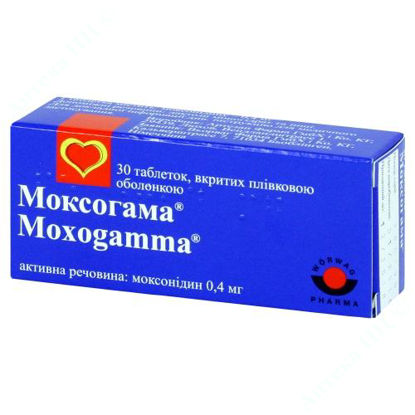 Изображение Моксогамма таблетки 0,4 мг №30