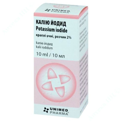  Зображення Калію Йодид крап. очні 2 % контейнер-крапельница 10 мл №1 