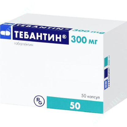  Зображення Тебантин капс. 300 мг №50 