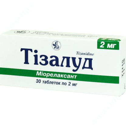 Изображение Тизалуд таблетки 2 мг №30