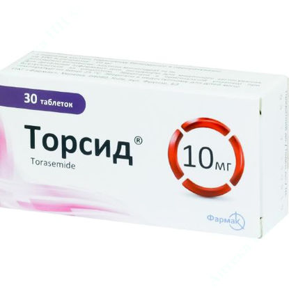  Зображення Торсид таблетки 10 мг №30  