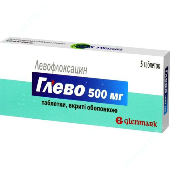 Изображение Глево табл. п/о 500 мг №5