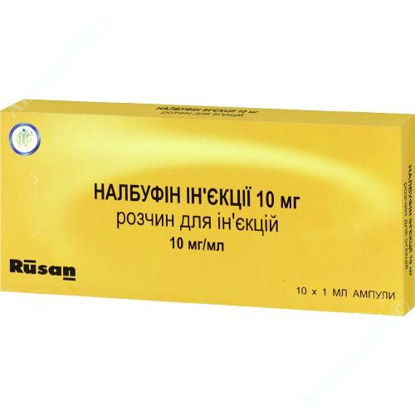  Зображення Налбуфін ін’єкції розчин для ін'єкцій 10 мг/мл 1 мл №10 