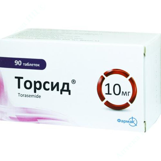 Изображение Торсид таблетки 10 мг №90