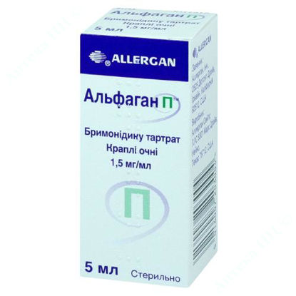  Зображення Альфаган П краплі очні 1,5 мг/мл 5 мл №1 