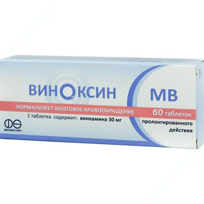  Зображення Віноксин МВ таблетки 30 мг  №60 Асіно Україна 