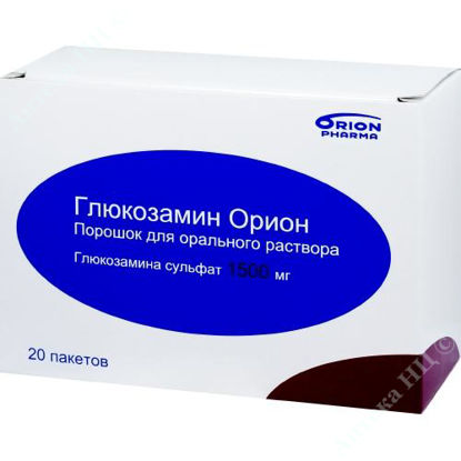  Зображення Глюкозамін оріон пор. д/п р-ну д/перор. заст. 1500 мг пакет №20 