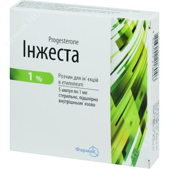  Зображення Інжеста розчин д/ін.  1 %  1 мл №5 Фармак 