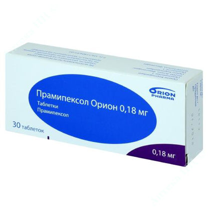  Зображення Праміпексол Оріон табл. 0,18 мг №30 