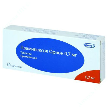  Зображення Праміпексол Оріон таблетки 0,7 мг №30 
