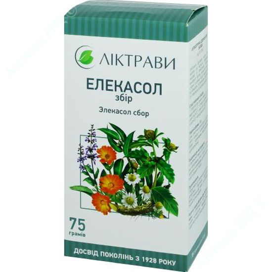  Зображення Елекасол збір 75 г пачка з внутр. пакетом 