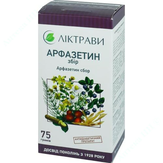  Зображення Арфазетин збір пачка 75 г з внутр. пакетом 