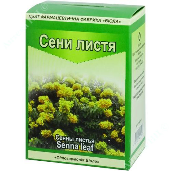 Изображение Сенны листья 50 г пачка, с внутр. пакетом 