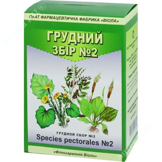 Изображение Грудной сбор №2 пачка 50 г с внутр. пакетом