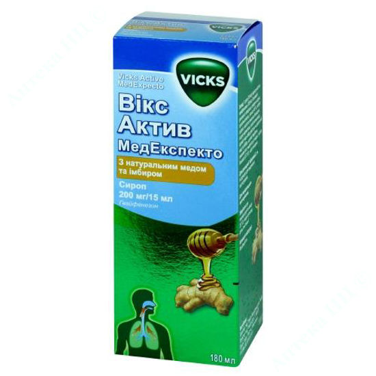 Изображение Викс Актив Медекспекто сироп 200 мг/15 мл фл. 180 мл с мерным колпачком