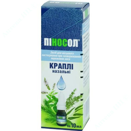  Зображення Піносол крап. назал. фл. 10 мл №1 САНОФІ-АВЕНТІС 