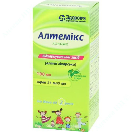  Зображення Алтемікс сироп 25 мг/5 мл 100 мл Здоров"я 