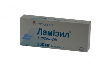  Зображення Ламізил табл. 250 мг блістер в коробці №14 