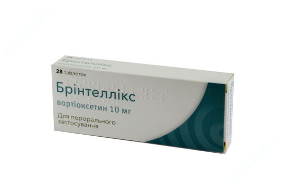  Зображення Брінтеллікс табл. в/плів. оболонкою 10 мг блістер №28 