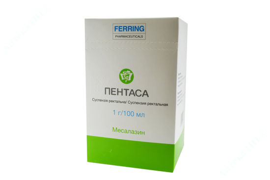 Изображение Пентаса сусп. ректал. 1 г/100 мл фл. 100 мл №7