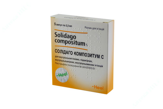  Зображення Солідаго композитум С розчином д/ін. амп. 2,2 мл №5 