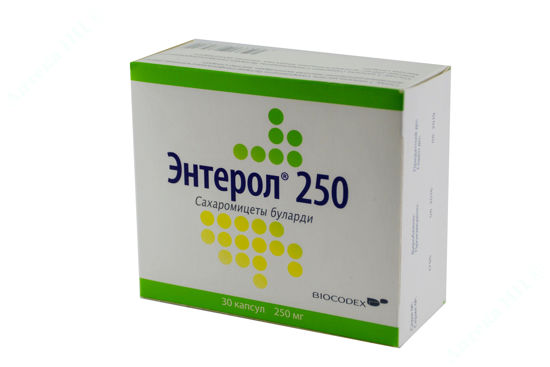  Зображення Ентерол 250 капс. 250 мг блістер №30 