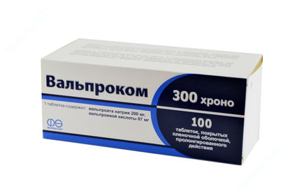  Зображення Вальпроком 300 Хроно таблетки №100 Асіно Україна 