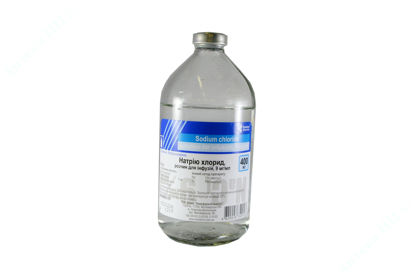  Зображення Натрію хлорид розчин д/інф. 0,9 % пляшка 400 мл 