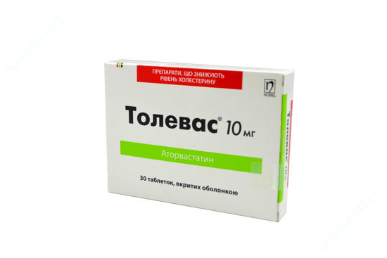  Зображення Толевас табл. в/о 10 мг блістер №30 