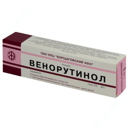 Изображение Венорутинол гель 2 %  40 г БХФЗ