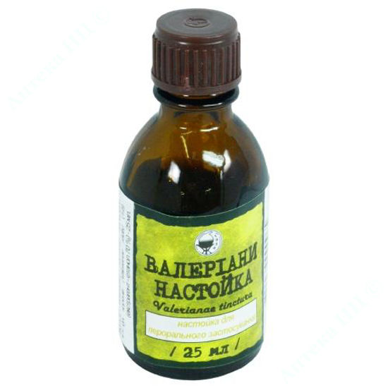  Зображення Валеріани настойка д/перорал. заст. 25 мл фл.  