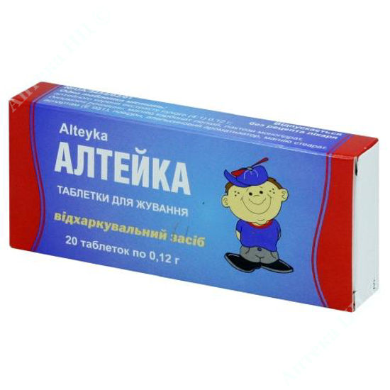  Зображення Алтейка таблетки 0,12 г  №20 Тернофарм 