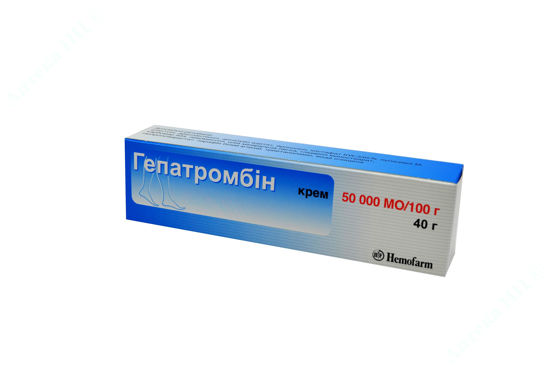  Зображення Гепатромбін крем 50000 МО/100 г туба 40 г №1 