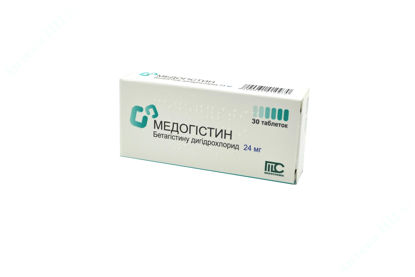  Зображення Медогістин табл. 24 мг блістер №30 