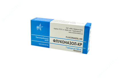  Зображення Флуконазол-КР капс. 100 мг блістер №7 