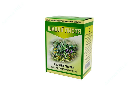  Зображення Шалфії листя 40 г пачка, з внутр. пакетом 