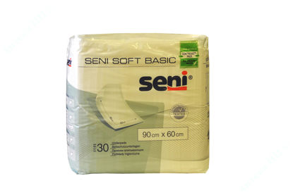  Зображення Пелюшки для немовлят Seni soft basic (Сені Софт) 90 см х 60 см №30 