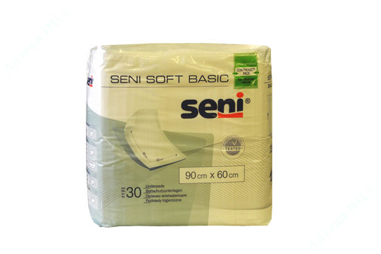 Изображение Пеленки для младенцев Seni soft basic (Сени Софт) 90 см х 60 см №30