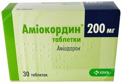  Зображення Аміокордин табл. 200 мг №30 