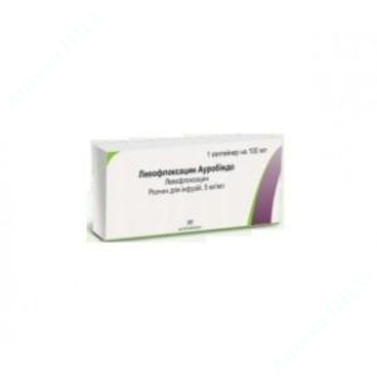  Зображення Левофлоксацин Ауробіндо розчин д/інф. 5 мг/мл контейнер 100 мл 