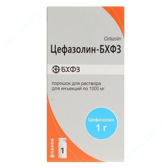  Зображення Цефазолін-БХФЗ порошок для розчину, для ін"єкцій 1000 мг БХФЗ 