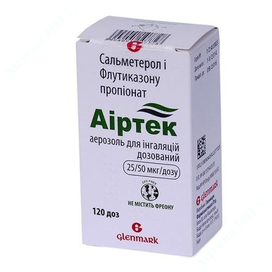  Зображення Аіртек аеро. д /інг. дозуюч. 25 мкг /50 мкг/доза контейнер 120 доз №1 