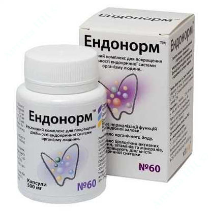 Изображение Эндонорм капсулы 0,5 г №60